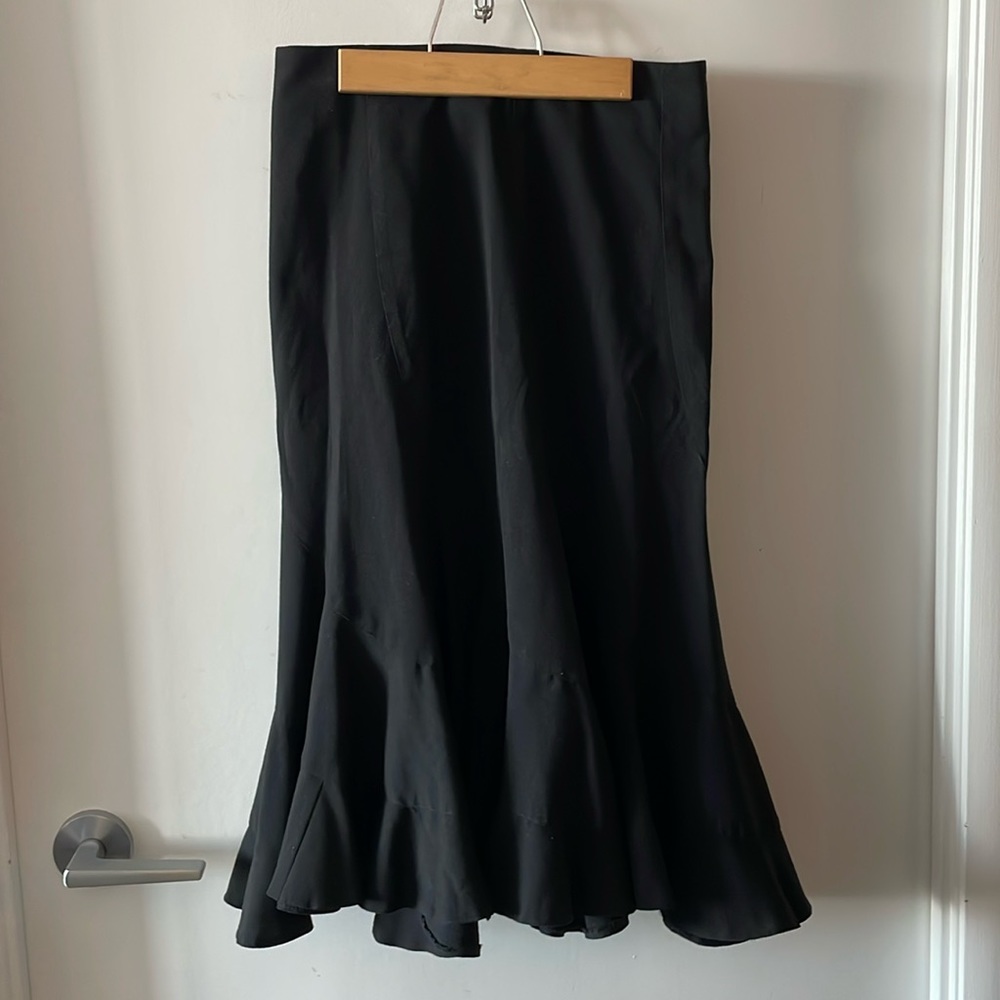 Suzy Shier Long Ruffled Skirt